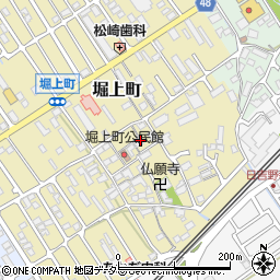 滋賀県近江八幡市堀上町周辺の地図