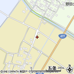 滋賀県野洲市五条48周辺の地図