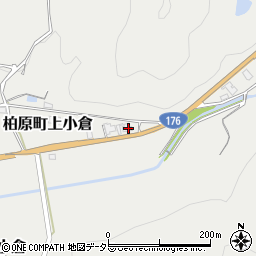 兵庫県丹波市柏原町上小倉145周辺の地図