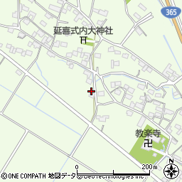 三重県いなべ市大安町片樋974周辺の地図