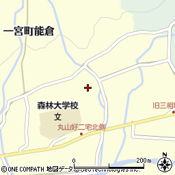 兵庫県宍粟市一宮町能倉748周辺の地図