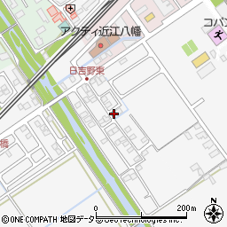 滋賀県近江八幡市日吉野町613周辺の地図