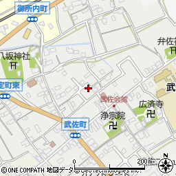 滋賀県近江八幡市友定町204周辺の地図