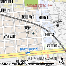 愛知県名古屋市瑞穂区苗代町19-5周辺の地図