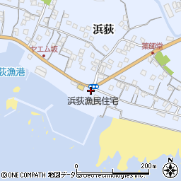 千葉県鴨川市浜荻1384-4周辺の地図