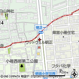 愛知県名古屋市港区明正1丁目2周辺の地図