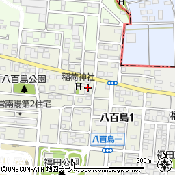 愛知県名古屋市港区八百島2丁目201周辺の地図