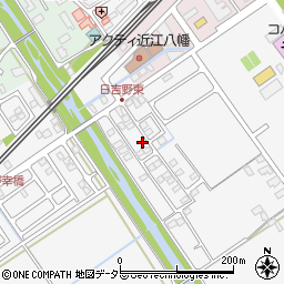 滋賀県近江八幡市日吉野町614-15周辺の地図