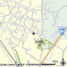 三重県いなべ市員弁町上笠田1691周辺の地図
