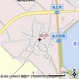 滋賀県東近江市池之尻町177周辺の地図