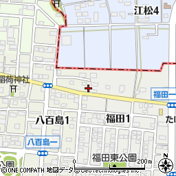 愛知県名古屋市港区八百島1丁目502周辺の地図