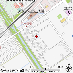 滋賀県近江八幡市日吉野町612周辺の地図