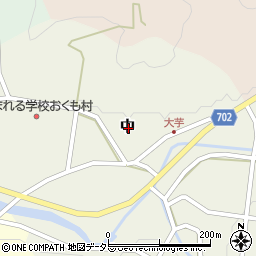 兵庫県丹波篠山市中周辺の地図