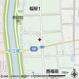 愛知県名古屋市港区福屋周辺の地図