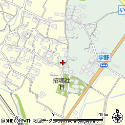三重県いなべ市員弁町上笠田1791周辺の地図