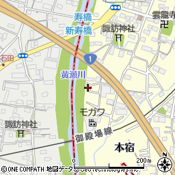 静岡県駿東郡長泉町本宿595-17周辺の地図