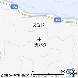 愛知県豊田市山ノ中立町スミド周辺の地図