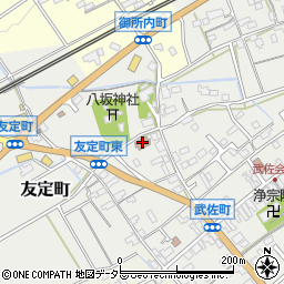 近江八幡市公民館・集会場武佐コミュニティセンター周辺の地図