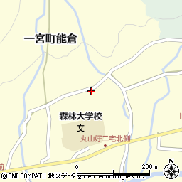 兵庫県宍粟市一宮町能倉740周辺の地図