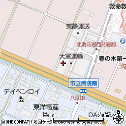 大富運輸株式会社周辺の地図