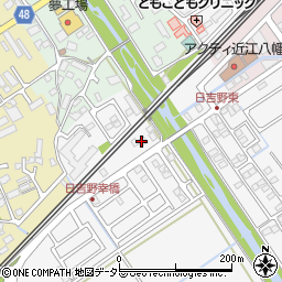 滋賀県近江八幡市日吉野町760周辺の地図