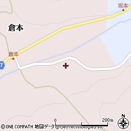 兵庫県丹波篠山市倉本373周辺の地図