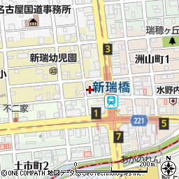 石田屋 新瑞橋店周辺の地図