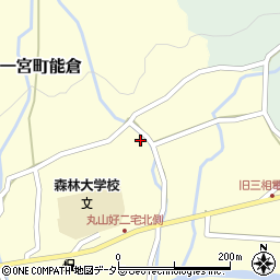 兵庫県宍粟市一宮町能倉742周辺の地図