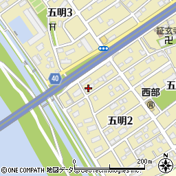 福住運輸倉庫株式会社　名古屋営業所周辺の地図