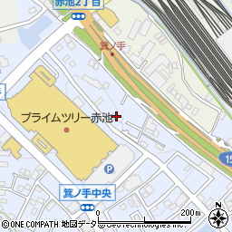 愛知県日進市赤池町箕ノ手2-170周辺の地図