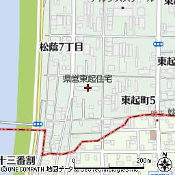 愛知県名古屋市中川区東起町4丁目160周辺の地図