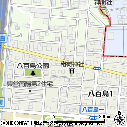 愛知県名古屋市港区八百島2丁目1016周辺の地図
