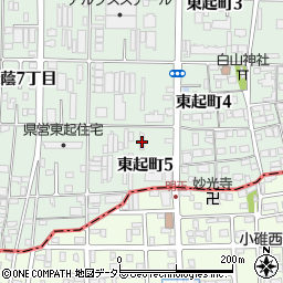 愛知県名古屋市中川区東起町4丁目152周辺の地図