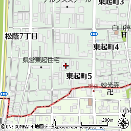 愛知県名古屋市中川区東起町4丁目156周辺の地図