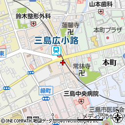 伊豆箱根広小路ビル周辺の地図