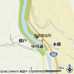 愛知県豊田市安実京町蛇石周辺の地図