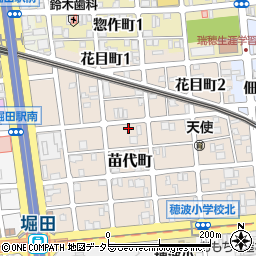 愛知県名古屋市瑞穂区苗代町13-4周辺の地図