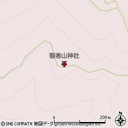 智者山神社周辺の地図