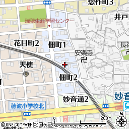 愛知県名古屋市瑞穂区佃町2丁目13周辺の地図