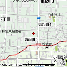 愛知県名古屋市中川区東起町4丁目150周辺の地図