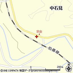 鳥取県日野郡日南町中石見527周辺の地図