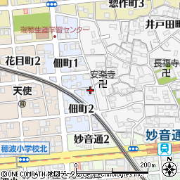 愛知県名古屋市瑞穂区佃町2丁目14周辺の地図