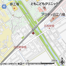 滋賀県近江八幡市日吉野町758周辺の地図