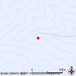 愛知県北設楽郡豊根村古真立ドノウツ周辺の地図