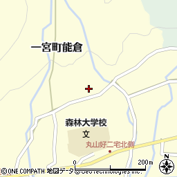 兵庫県宍粟市一宮町能倉888周辺の地図