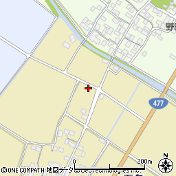 滋賀県野洲市五条406周辺の地図