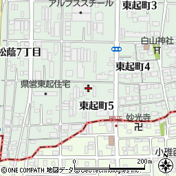 愛知県名古屋市中川区東起町4丁目154周辺の地図
