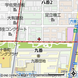 メイツ熱田八番リーフテラスＳ棟周辺の地図