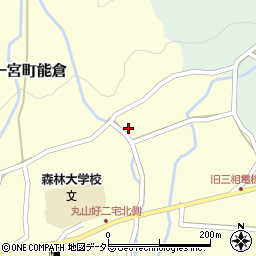 兵庫県宍粟市一宮町能倉652周辺の地図