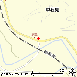 鳥取県日野郡日南町中石見502周辺の地図